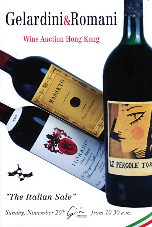 Fiorano Rassegna stampa 2016 - Gelardini e Romani wine auction Hong Kong